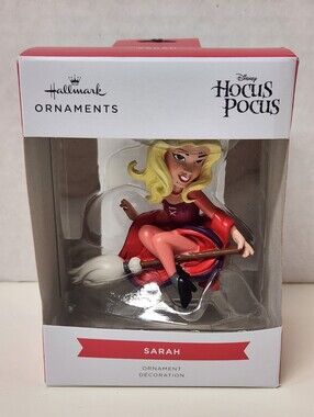 Hallmark Disney Hocus Pocus Sarah Red Holiday Resin Ornament
